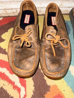 Twisted X Brown Leather Driving Moc Shoes